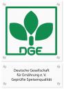 Logo DGE, Deutsche Gesellschaft für Ernährung e.V.